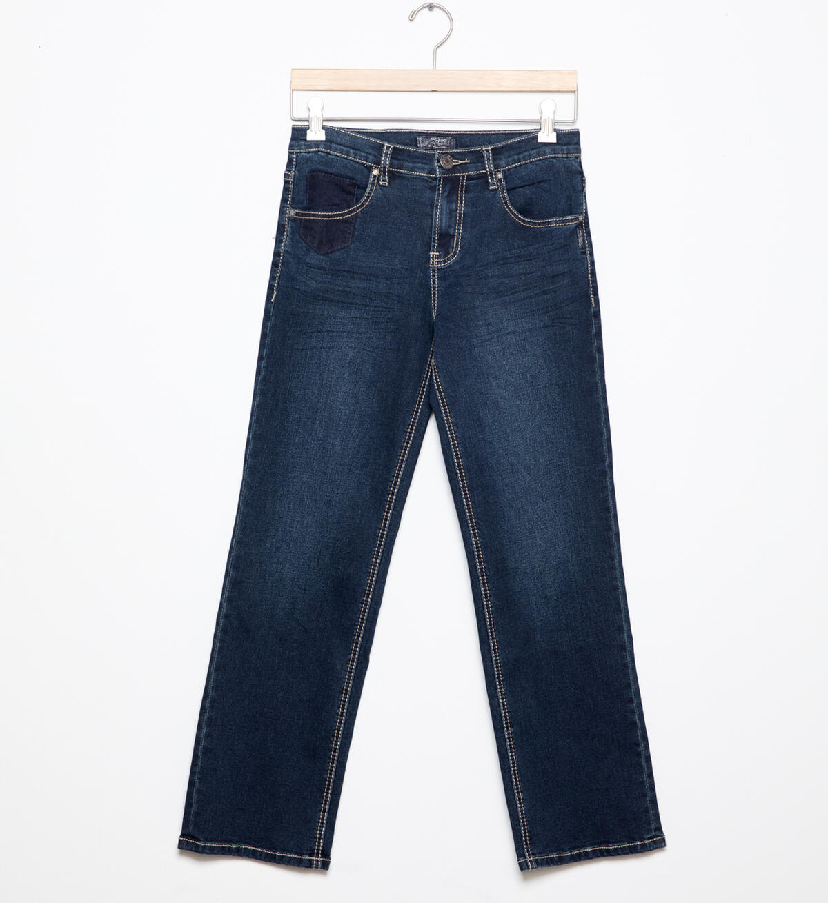 Garrett Loose-Fit Jeans in Dark Wash (7-16), , hi-res image number 0