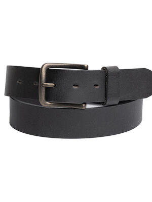 Men's 40mm Genuine Leather Belt with Stich Detail