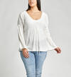 Sally Lace-Trim Peasant Blouse, , hi-res image number 0
