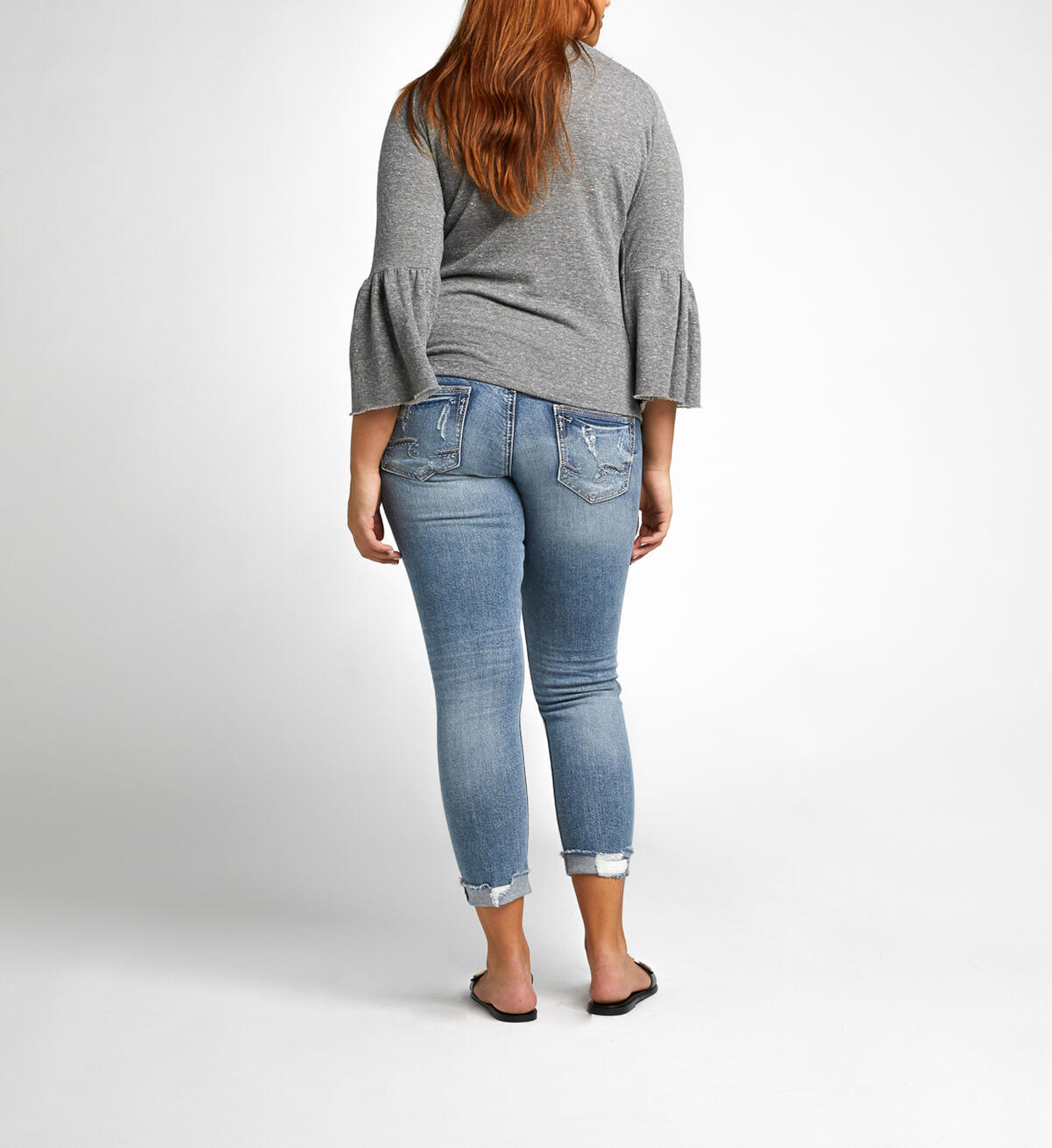 Suki Skinny Crop Maternity Jeans Final Sale, , hi-res image number 2