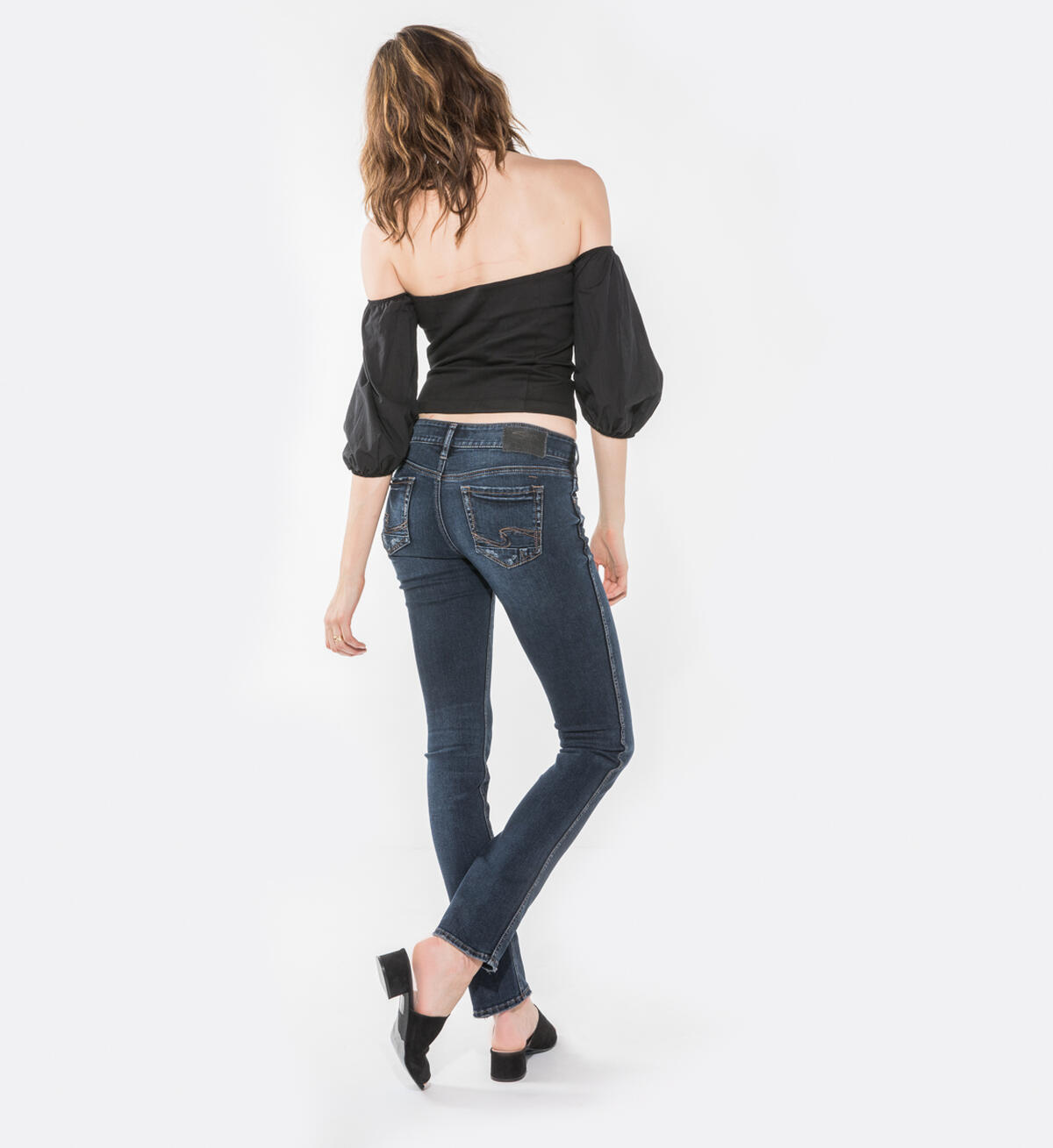 Elyse Straight Dark Wash, , hi-res image number 1