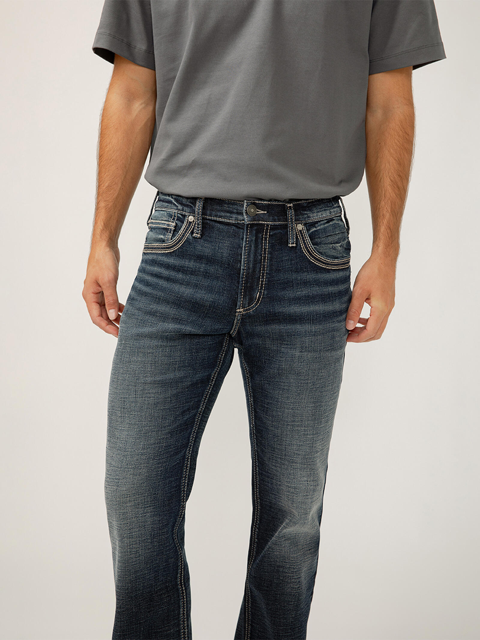 Buy Jace Slim Fit Bootcut Jeans for USD Silver Jeans