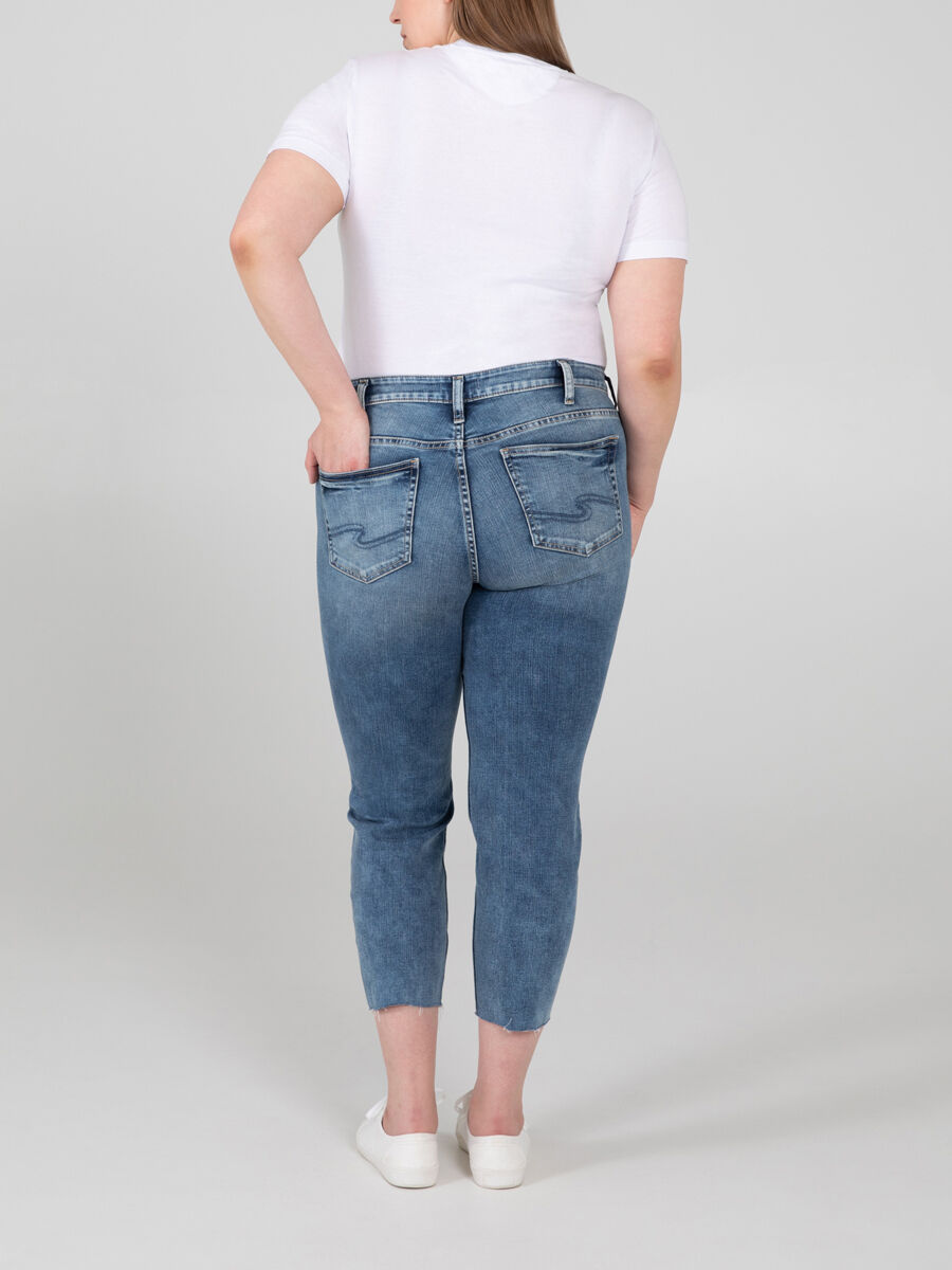 Silver capris plus size Clearance