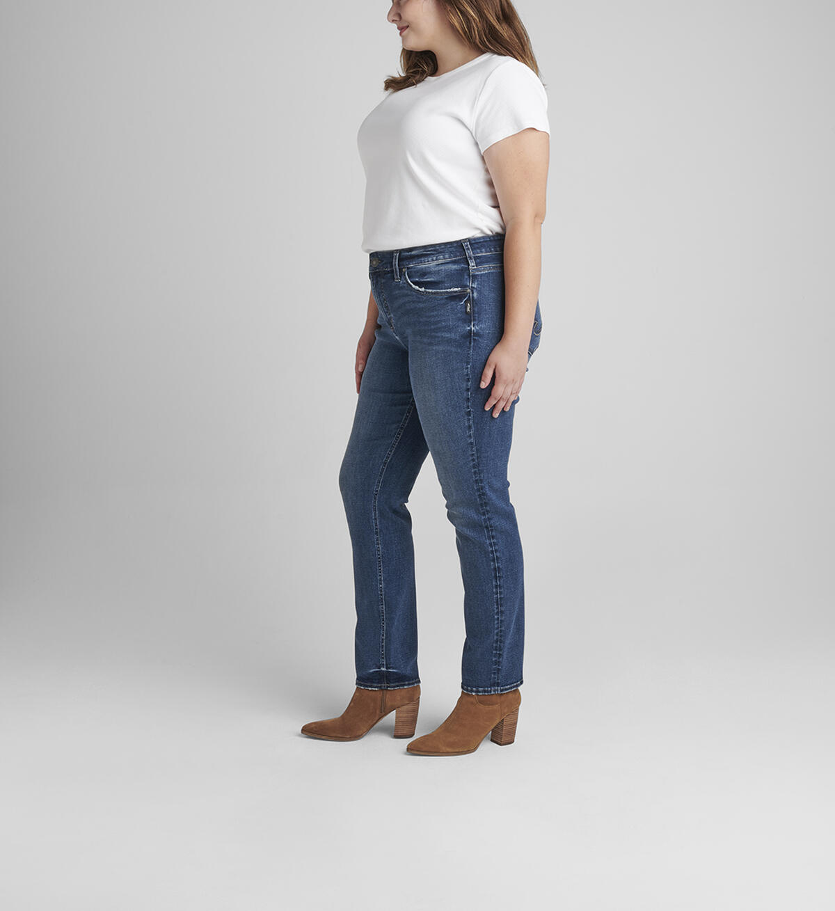 Suki Mid Rise Straight Leg Jeans Plus Size, , hi-res image number 2