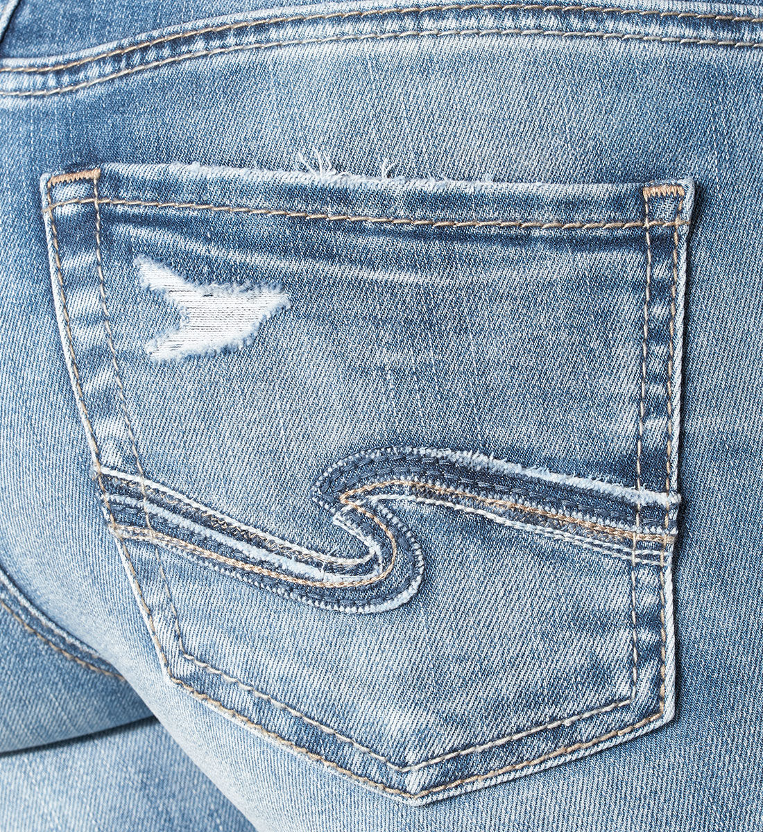 Aiko silver jeans store clearance