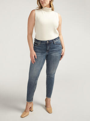 Suki Mid Rise Skinny Jeans Plus Size