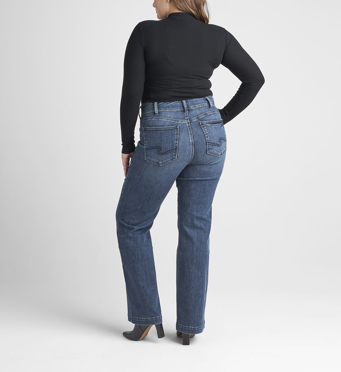 Plus size hot sale trouser jeans