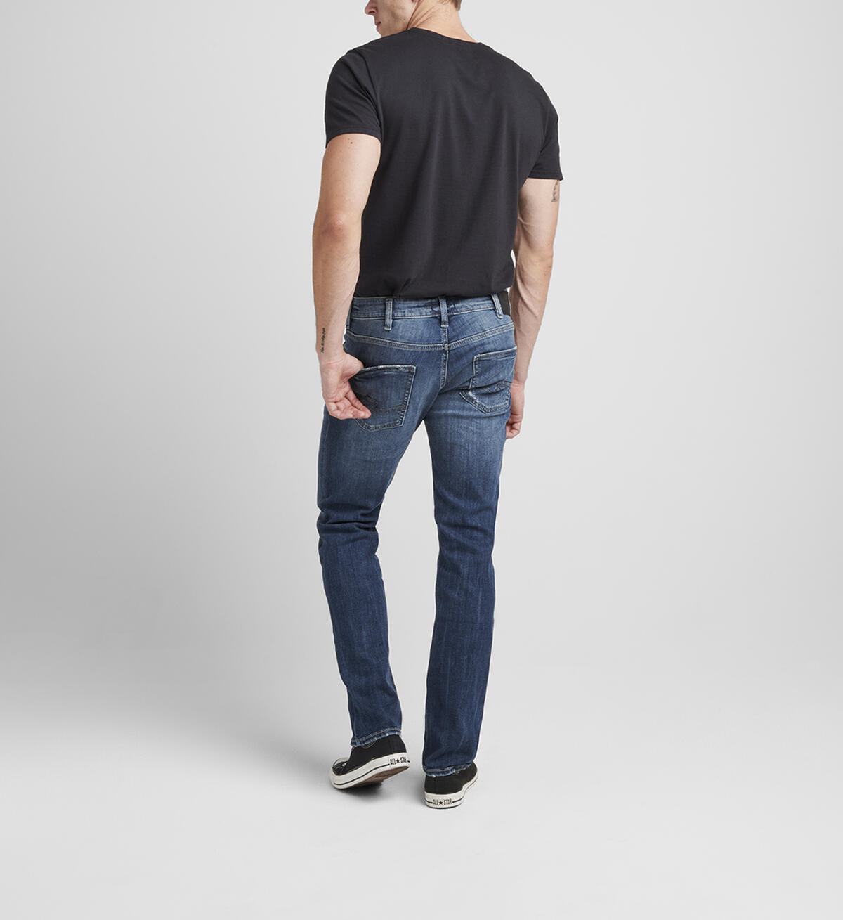Allan Classic Fit Straight Leg Jeans, , hi-res image number 1