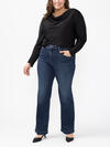 Avery High Rise Trouser Leg Luxe Stretch Jeans Plus Size image number 0