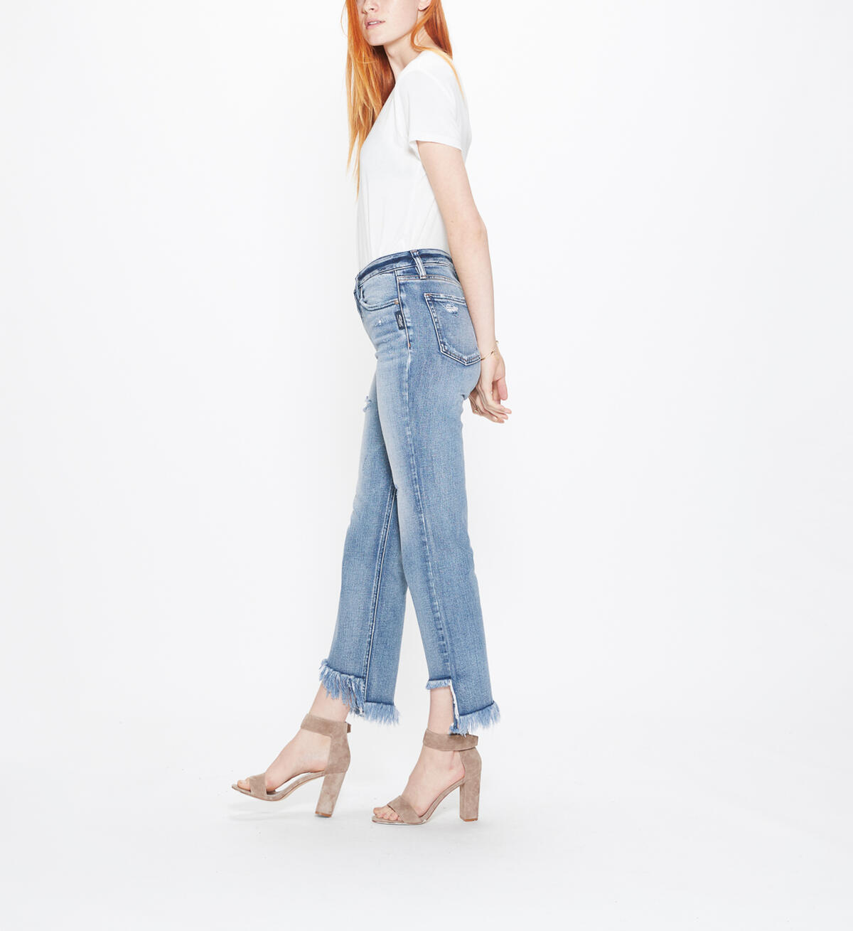 Vintage Ankle Straight High Rise Medium Wash, , hi-res image number 2
