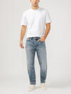 Eddie Classic Athletic Fit Tapered Leg Luxe Heritage Jeans image number 0