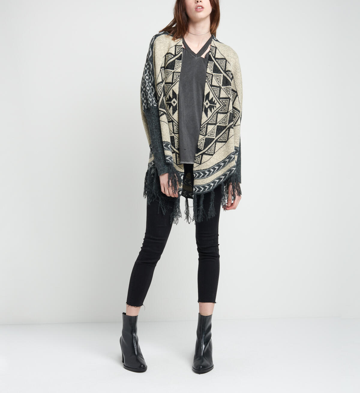Dani Navaho Sweater, Oatmeal, hi-res image number 0
