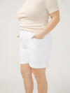 Boyfriend Relaxed Mid Rise Shorts Plus Size, , hi-res image number 5