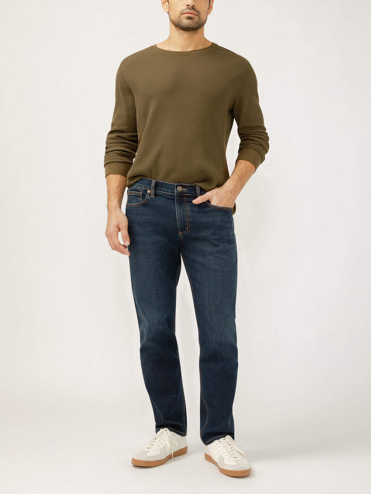Eddie Classic Athletic Fit Tapered Leg Jeans, , hi-res image number 0