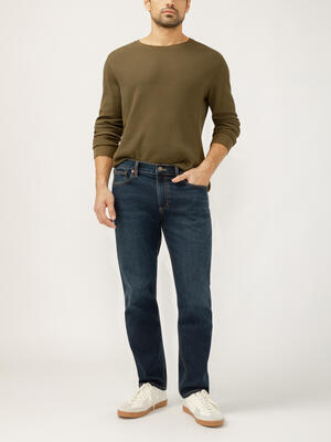 Eddie Classic Athletic Fit Tapered Leg Jeans