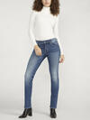 Suki Mid Rise Straight Leg Jeans, Indigo, hi-res image number 0