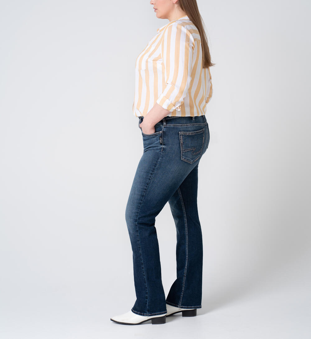Suki Mid Rise Slim Bootcut Jeans Plus Size, , hi-res image number 2