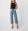 Belted High Rise Wide Leg Crop Jeans, , hi-res image number 0