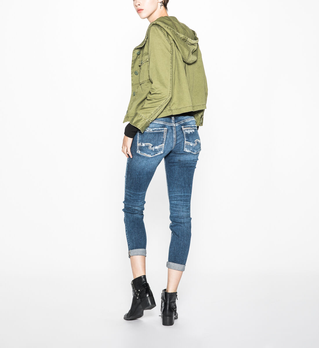 Silver jeans sam dark wash sales