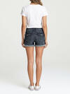 Suki Mid Rise Luxe Stretch Shorts image number 1