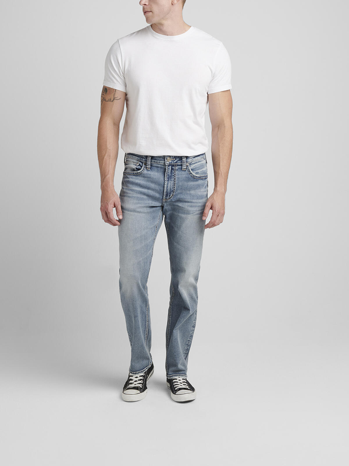 Eddie Relaxed Fit Tapered Leg Jeans image number 0