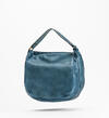 Textured Hobo Crossbody Bag, Blue, hi-res image number 3
