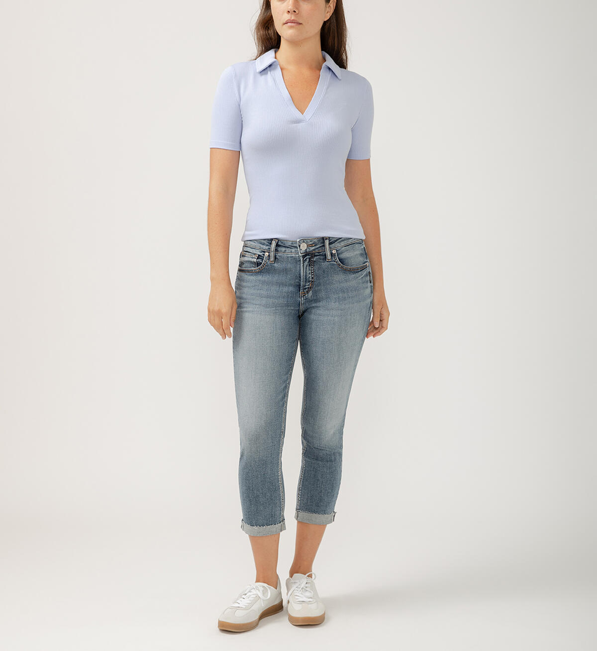 Elyse Mid Rise Capri, , hi-res image number 0