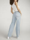V-Front Mid Rise Wide Leg Jeans, , hi-res image number 1