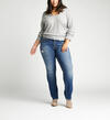 Suki Mid Rise Straight Jeans Plus Size, Indigo, hi-res image number 3