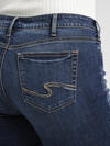 Suki Mid Rise Straight Crop Jeans Plus Size image number 4