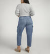 Denim High Rise Cargo Pants, , hi-res image number 1