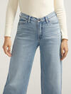 V-Front Mid Rise Wide Leg Jeans, , hi-res image number 3