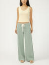 Wide Leg Drawstring Beach Jeans image number 0