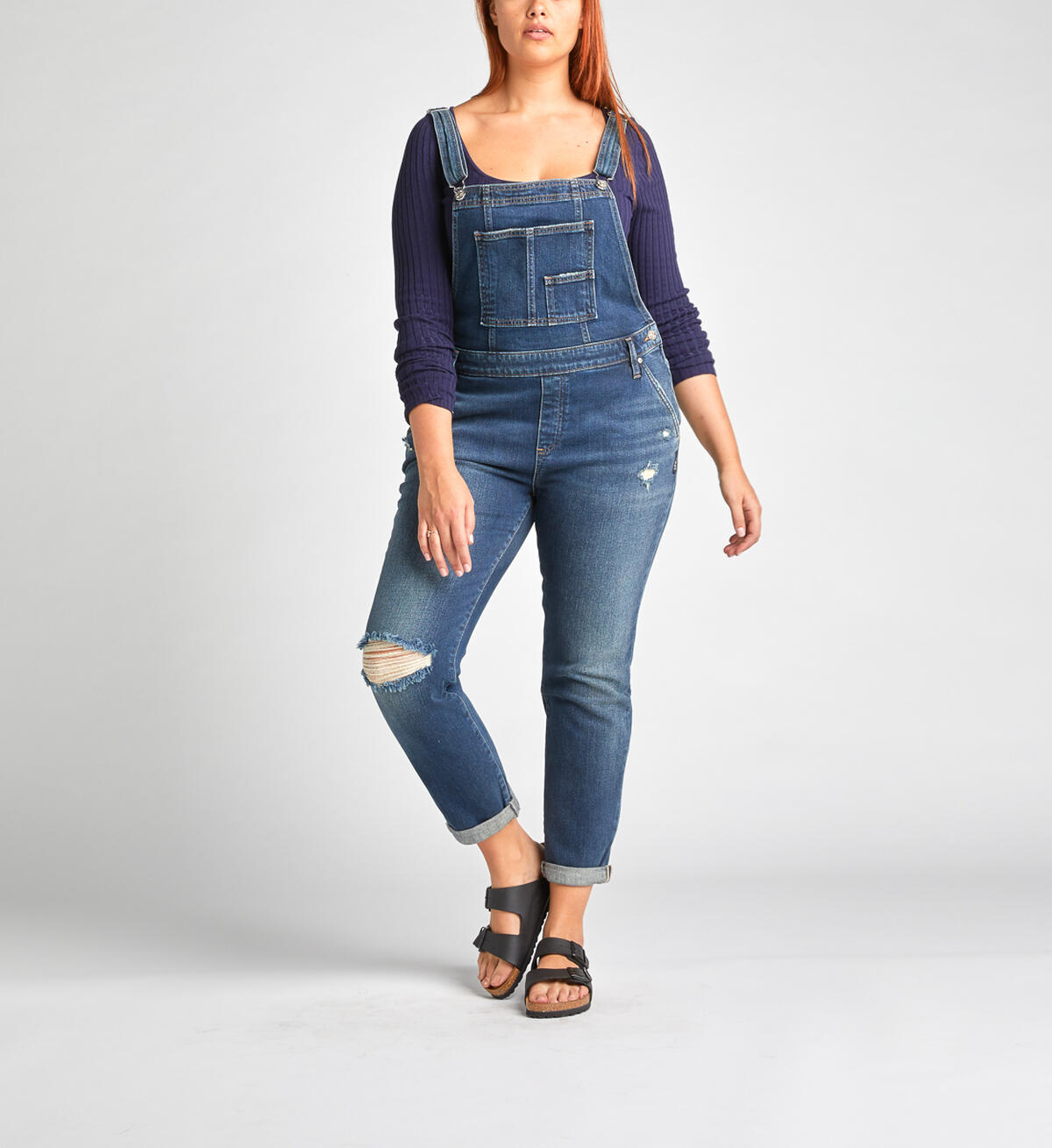 Slim-Leg Overalls, , hi-res image number 3
