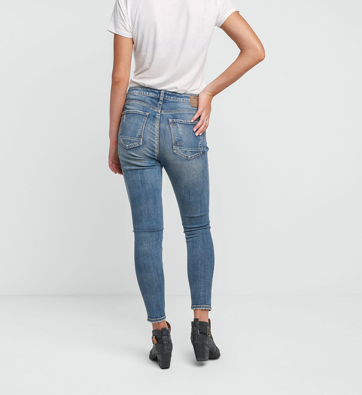 Slouchy Ankle Skinny Medium Wash, , hi-res image number 1