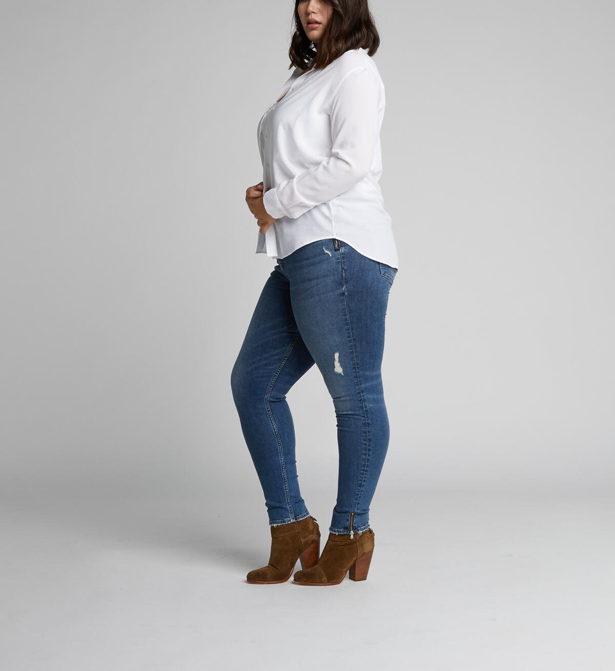 Aiko Skinny Mid Dark Wash, , hi-res image number 2
