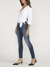 Elyse Mid Rise Skinny Jeans, Indigo, hi-res image number 2