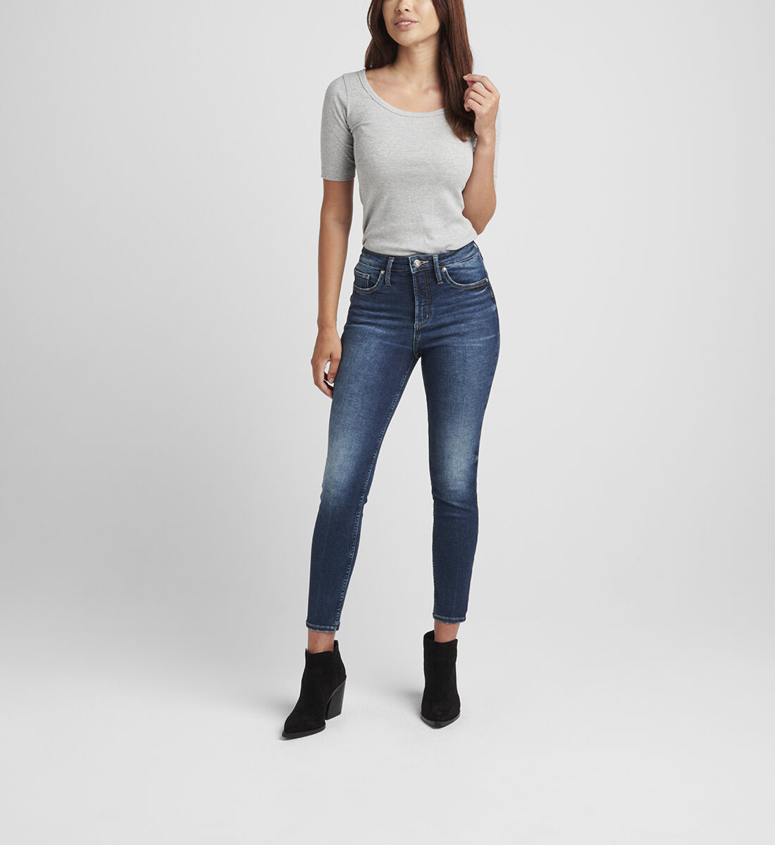 Infinite Fit High Rise Skinny Jeans Alt Image 1