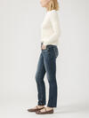 Suki Mid Rise Straight Leg Jeans, Indigo, hi-res image number 2