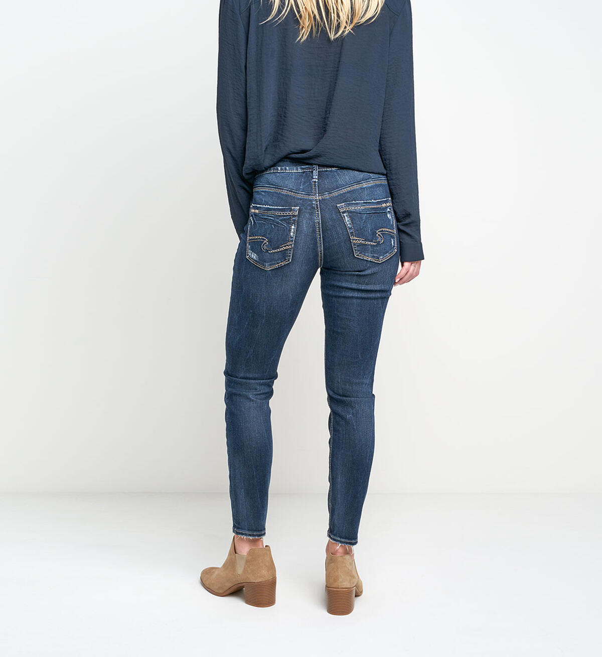 Avery Ankle Skinny Dark Wash, , hi-res image number 1