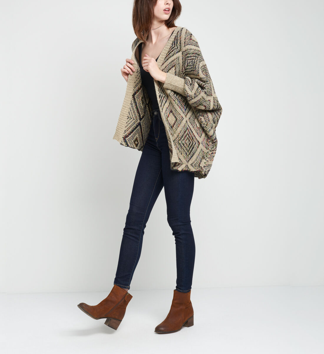 Buy Peggy Diamond Stitch Cardigan for USD 68.00 Silver Jeans US New