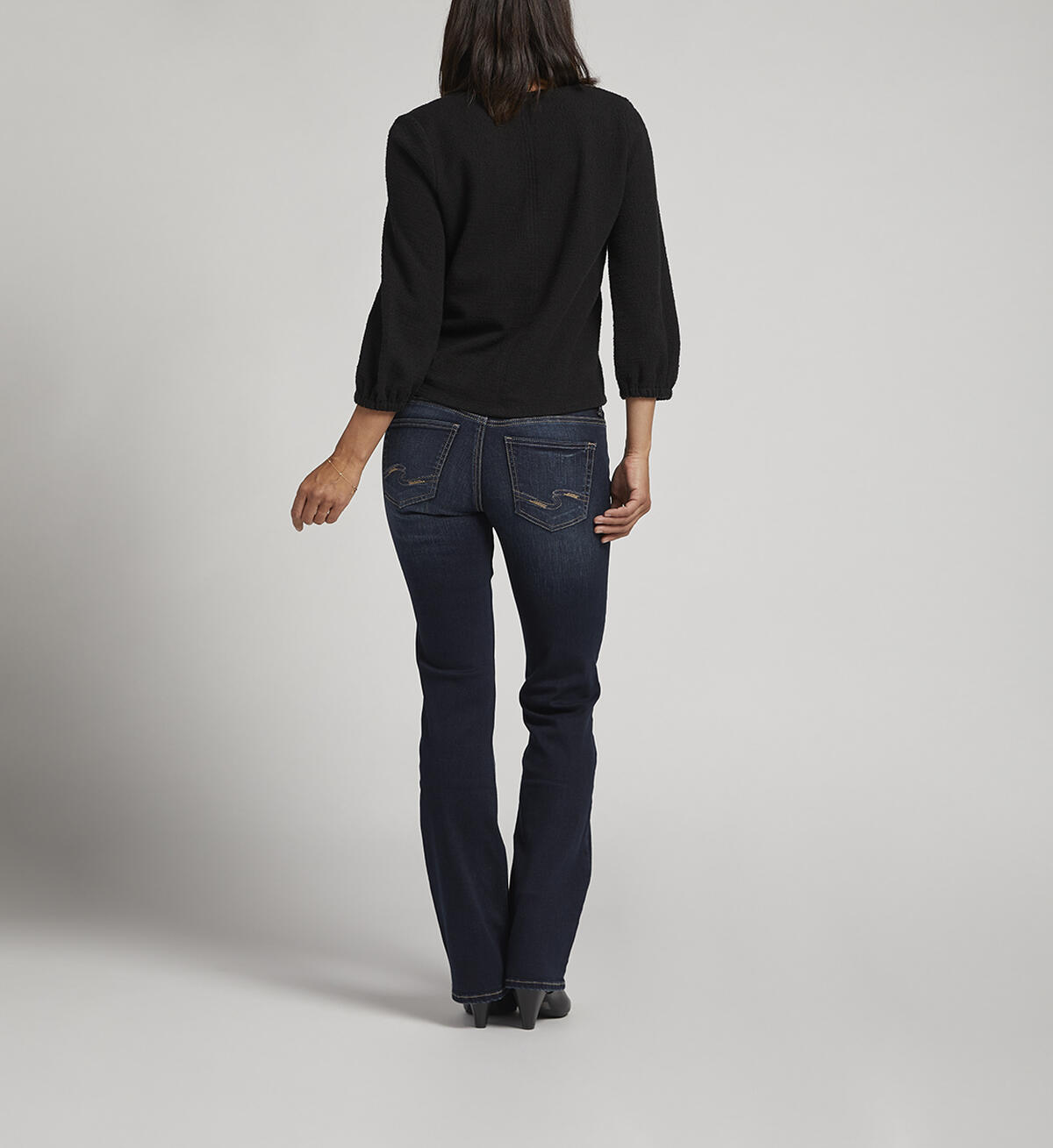 Britt Low Rise Slim Bootcut Jeans, Indigo, hi-res image number 1