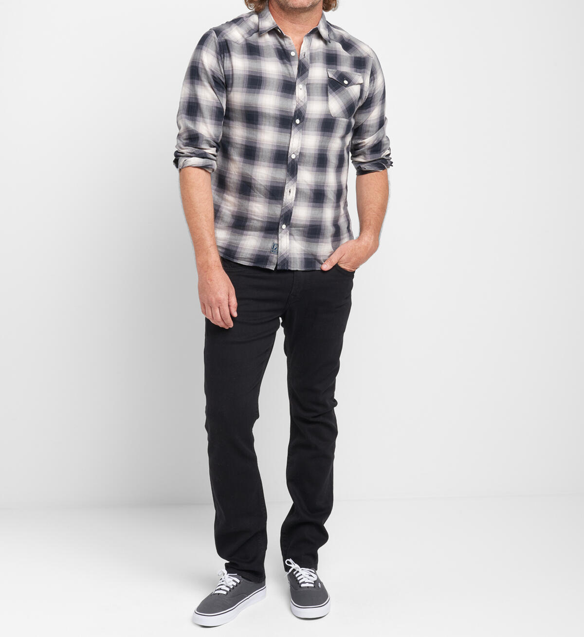 Bennet Plaid Button-Down Shirt, , hi-res image number 0