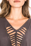 Knotted Sleevless Open Sides, , hi-res image number 3