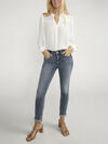 Girlfriend Mid Rise Slim Leg Jeans image number 0