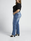 Avery High Rise Trouser Leg Jeans Plus Size, , hi-res image number 2