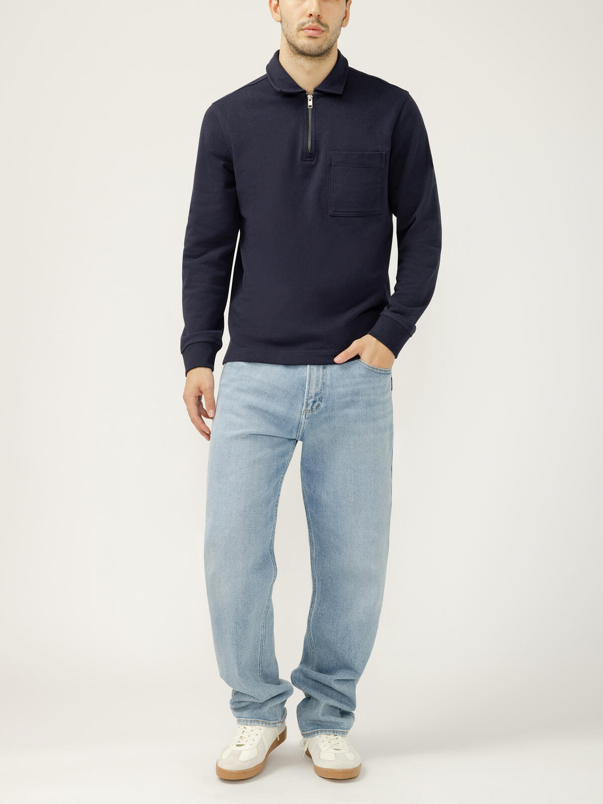 Relaxed Fit Straight Leg Jeans, , hi-res image number 0