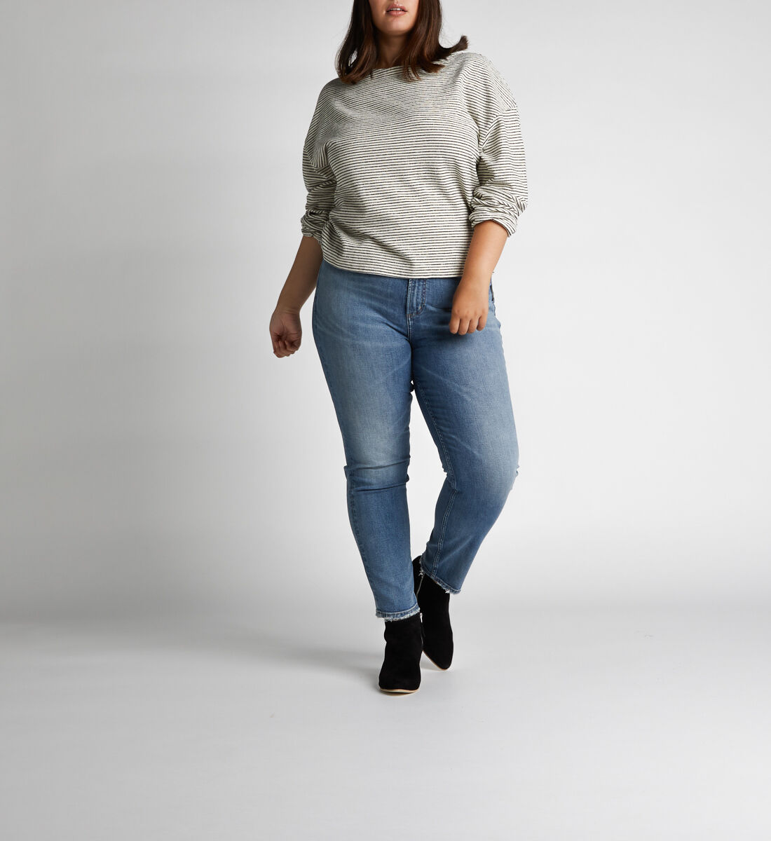 Plus size shop silver jeans clearance
