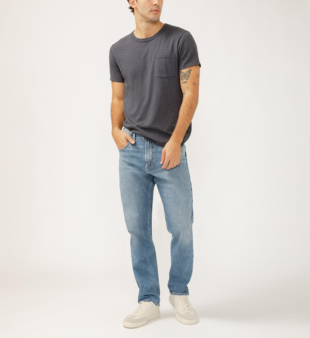 Machray Athletic Fit Straight Leg Jeans, , hi-res image number 0