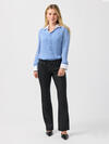 Suki Slim Bootcut Coated Jeans Petite image number 4